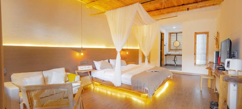 广元·山屿山舍·270°环山.Slowly原木风私享美宿图片