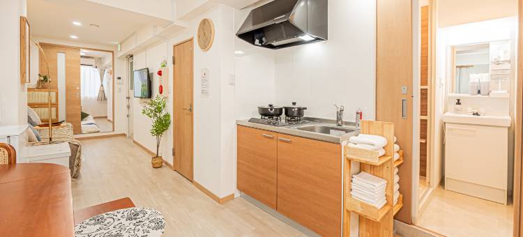 樱之川丨距离初台站1分钟丨1站到新宿丨全屋免费Wi-Fi(Sakura no Kawa | 1-Minute Walk to Hatsudai Station | 1 Stop to Shinjuku | Free Wi-Fi)图片