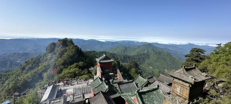 武当山金顶天云楼图片