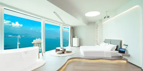 廈門IMAY設計師海景公寓(世茂雙子塔店)