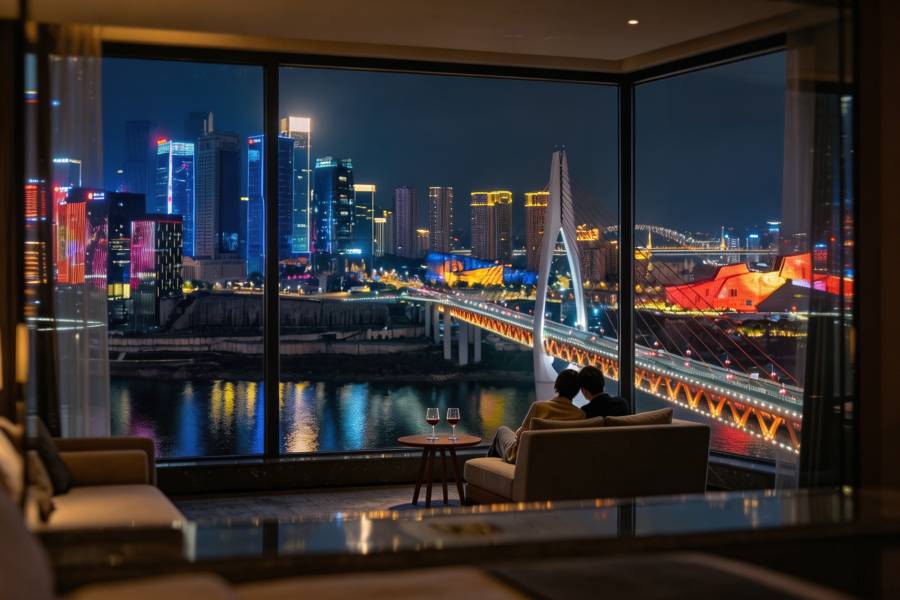 重慶 Holiday River View 假日江景酒店(解放碑洪崖洞店)