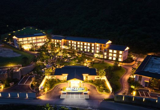 Hezhou Bamboo Hidden Hot Spring Resort over view