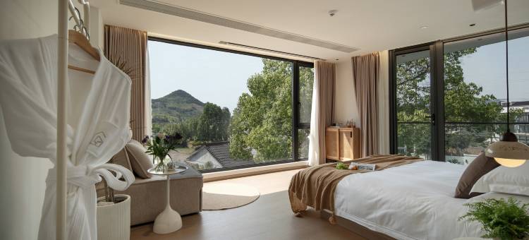 莫干·喜栗ins风环山温泉度假民宿图片