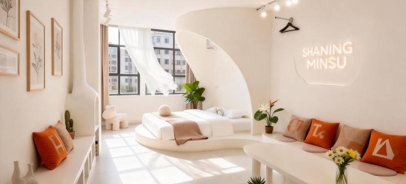 寻见•画中里TheBeautyofTheEast设计师民宿(咸宁南站万达广场店)图片