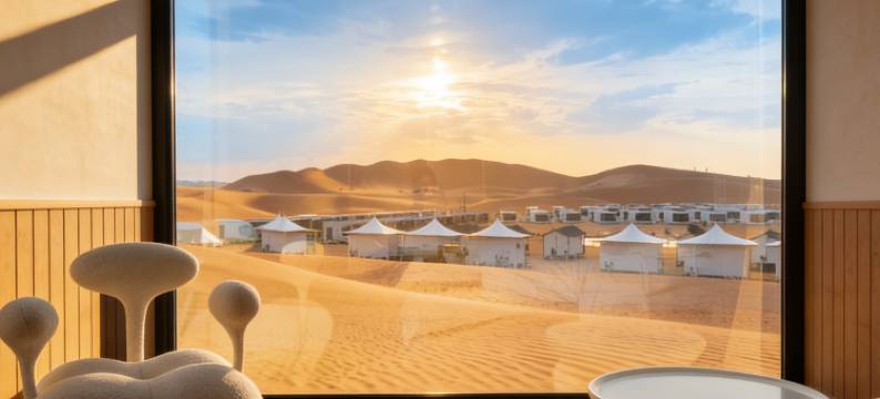 沙之梦未来方舟星星宿集・星缀沙原・舒眠露台丨沙漠微醺派对营地图片