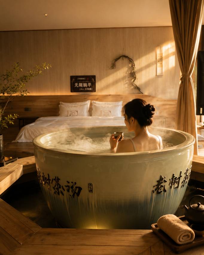 轻疗愈·上一私汤酒店(乐山张公桥美食街店)图片