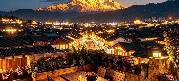 栖岸·Sunshine奢居半山古城全景美宿(丽江古城北门店)图片