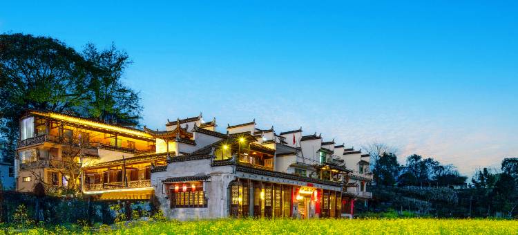 婺源花田溪千亩油菜花海旅拍酒店图片