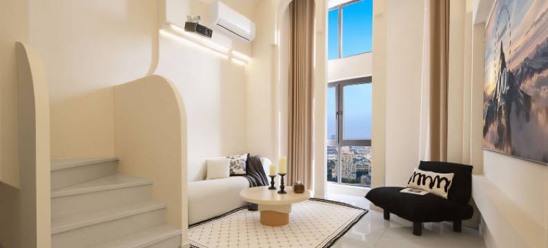 町说•THEMOMENAPARTMENT拾光美学设计师LOFT公寓(南通职业大学店)图片