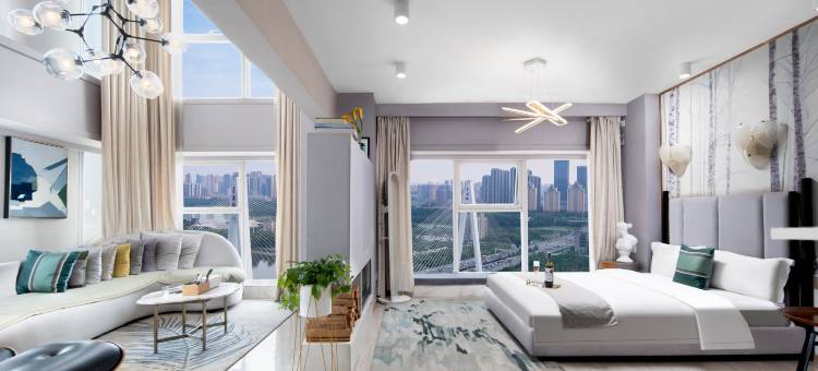 悠然·江景loft套房酒店(越秀财富中心硚口路地铁站店)图片