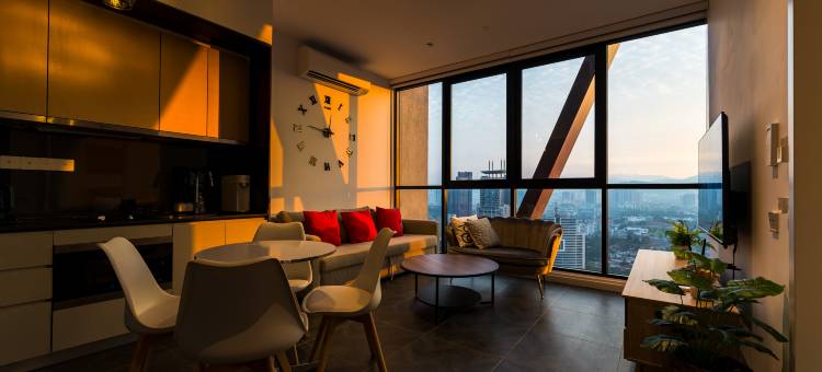 吉隆坡Scarletza公寓近双子塔KLCC柏威年 无边泳池 By Gravity(Scarletz KLCC @ Apartments By Gravity 【6mins Kuala Lumpur Tower(KL Tower) + Rooftop Infnity pool】)图片
