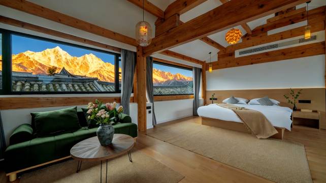 云在南端・雪域云端・茶文化|日照金山|360°观景别院(白沙古镇店)图片