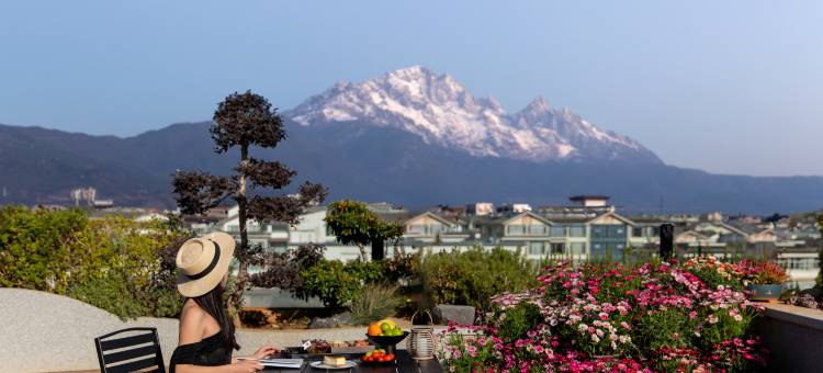 丽江古城汐屿山渡·日照金山·空中花园·360度高空全景度假酒店图片