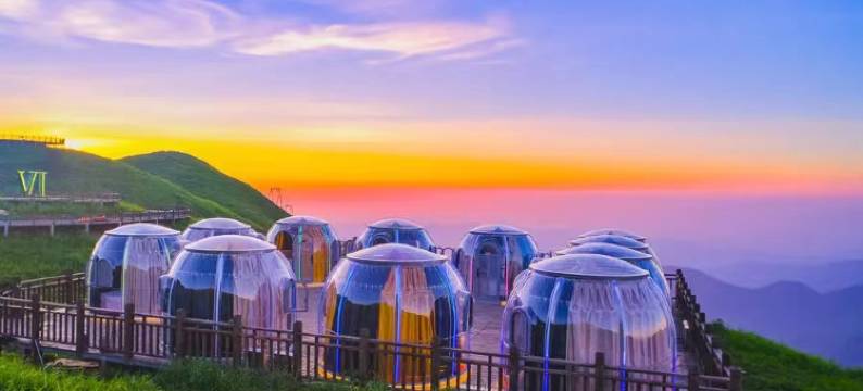 武功山帐篷营地图片