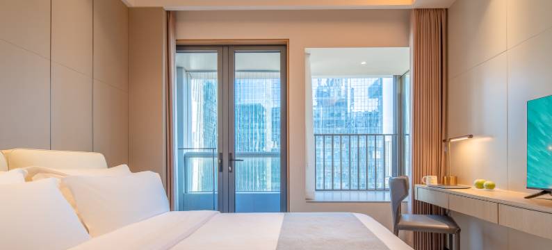 栖湾雅居行政酒店公寓(铁路公园地铁站店)图片