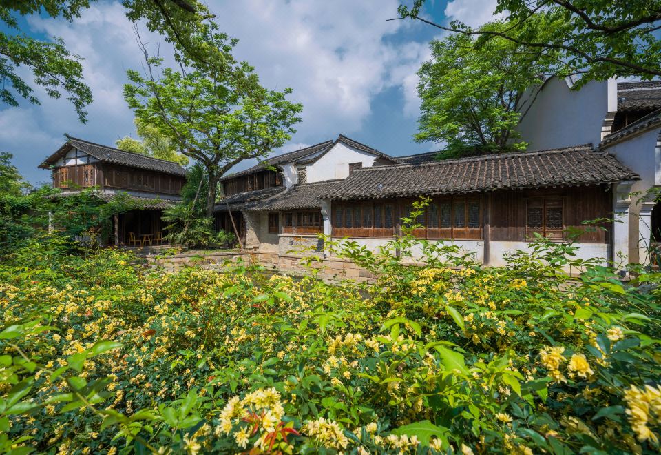 濮院时尚古镇侍郎客栈外景图