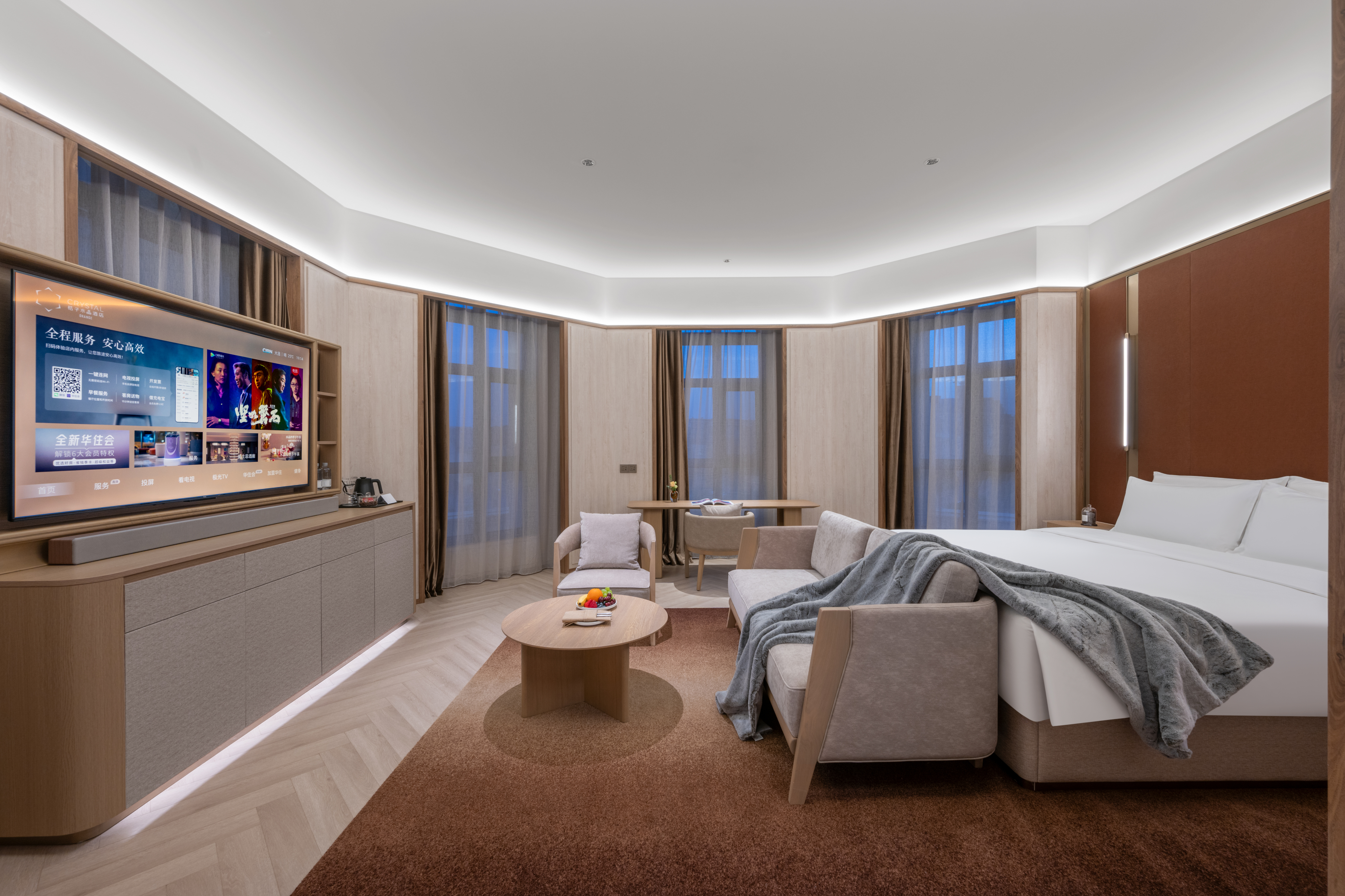 Crystal Orange Dalian Huanan Square Over view