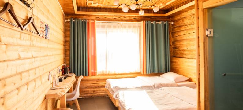 禾木古村人家图片