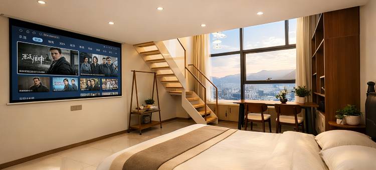 大连•海屿慢漫|Beside The Waves•主题Loft海景民宿(星海广场店)图片