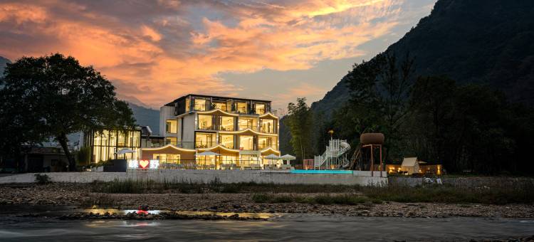 崃野·温泉私汤环山星空设计师度假美宿(泾县月亮湾景区店)图片