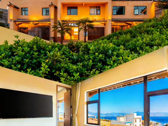 伊方·伊人在水一方花园半山湖景酒店(抚仙湖广龙小镇店)