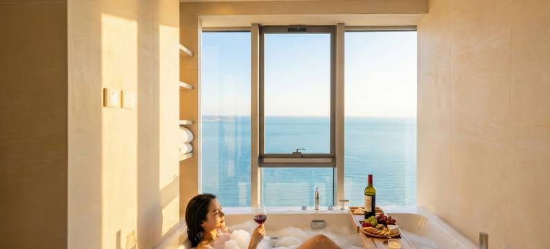 烟台•海阁云舍｜SeaviewWwmmProjectionRo定制感民宿(滨海广场店)图片