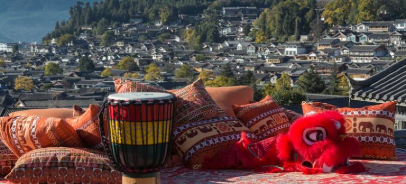 山野艺宿·观古城全景度假酒店(丽江北门大水车店)图片