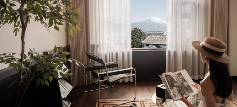 芙幔丨天空之城• 观玉龙雪山古城全景360°无边泳池Vacation美宿图片