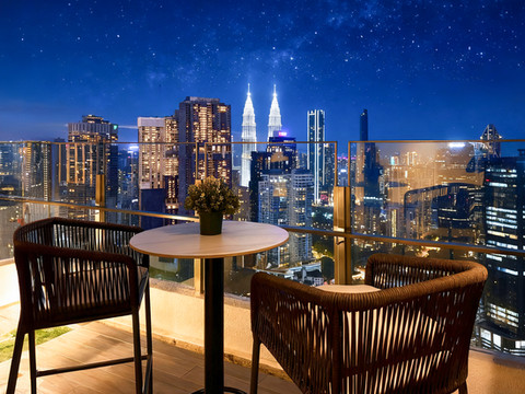 KLCC武吉免登雅居乐套房【中文礼遇⭐泳池⭐近双峰塔/柏威年/TRX】