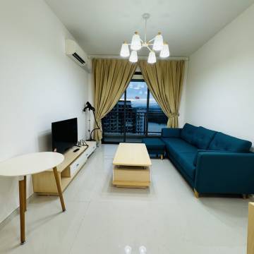 二房一卫4人高级公寓森林城市 3A-3202(Cozy 2B1R 4pax condo Forest City 3A-3202)