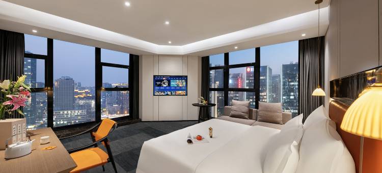 欢棠·茉舍酒店(郑州高铁东站绿地双子塔店)图片