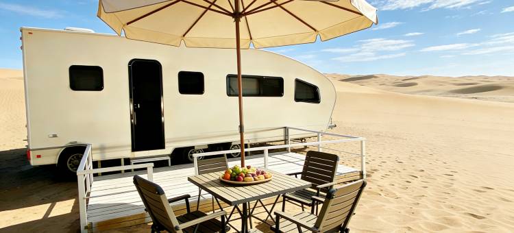 敦煌沙哩啷美拍星空银河沙漠帐篷民宿图片