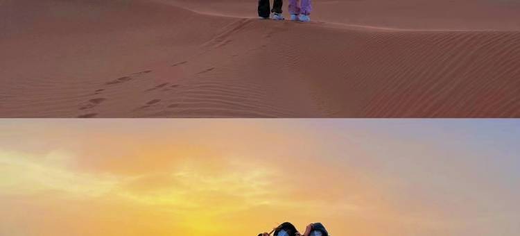 漠北星空沙漠露营地图片