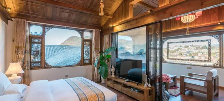 玉满楼丨雪山观景全景客栈(丽江古城大水车店)图片