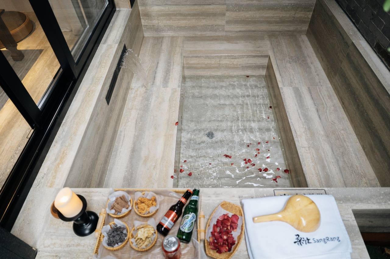 桑让·SangRang·温泉庭院·设计师度假民宿图片