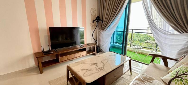 海景一房一卫4人高级公寓森林城市 1E-901(Seaview 1B1R 4pax condo Forest City 1E-901)图片