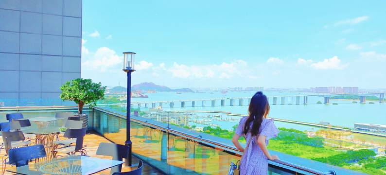 广州南沙珠江三角洲世贸中心大厦图片