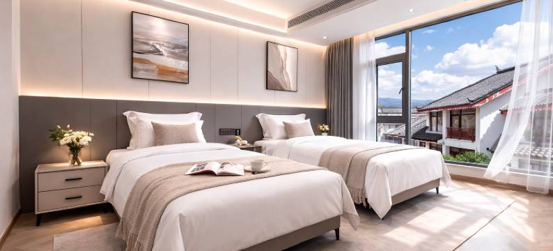 岚也・500m²治愈系花园・FUTURE智能・设计师民宿(丽江古城大水车店)图片