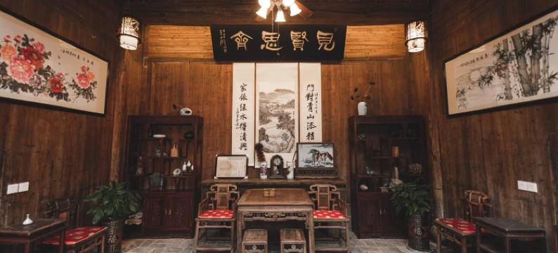 浪漫花涧山客草堂民宿图片