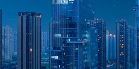 杭州錢塘觀雲高空江景臻奢青年旅社(興議地鐵站店)