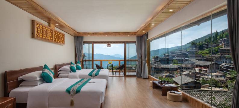 龙脊西窗月民宿(九龙五虎观景台店)图片