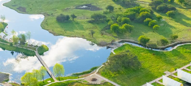 香格里拉茸洽·Glamping娜姆措温泉帐篷营地图片