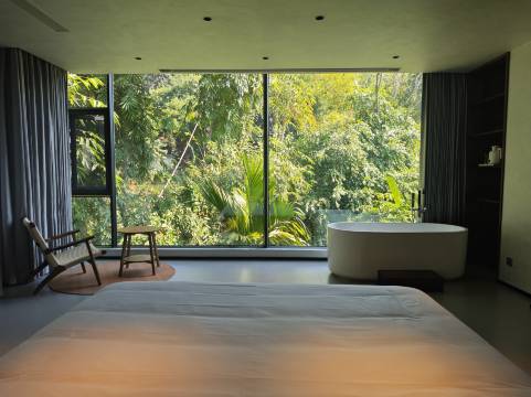 曼醒·沐夏|侘寂美学设计·Villa森氧林墅(嘎洒机场店)图片