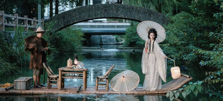 安吉栖心山隐·溪上秋千Valley Villa山野溯溪美拍亲子汤泉美宿图片