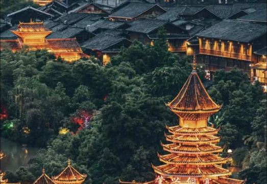 肇兴壹号·Holy｜360°露台落日观寨奢品设计师美墅（肇兴侗寨店）外景图