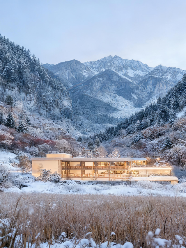 九寨沟•暮山图片