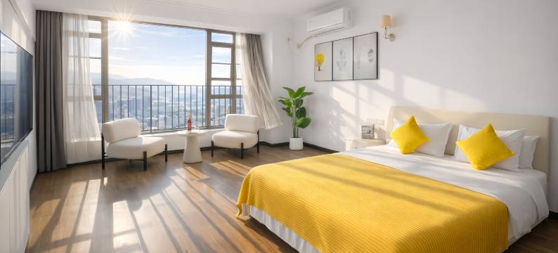 GY stay摩天1号艺术影音观景酒店(花果园购物中心白宫双子塔店)图片