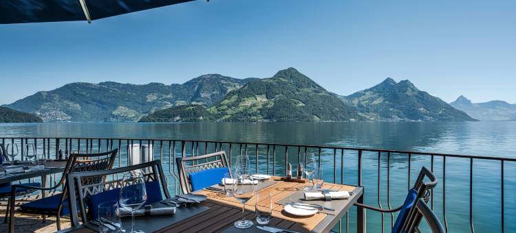 尼德瓦爾德納霍夫酒店坐落於湖畔，享受瑞士品質(Hotel Nidwaldnerhof direkt am See Swiss Quality)图片
