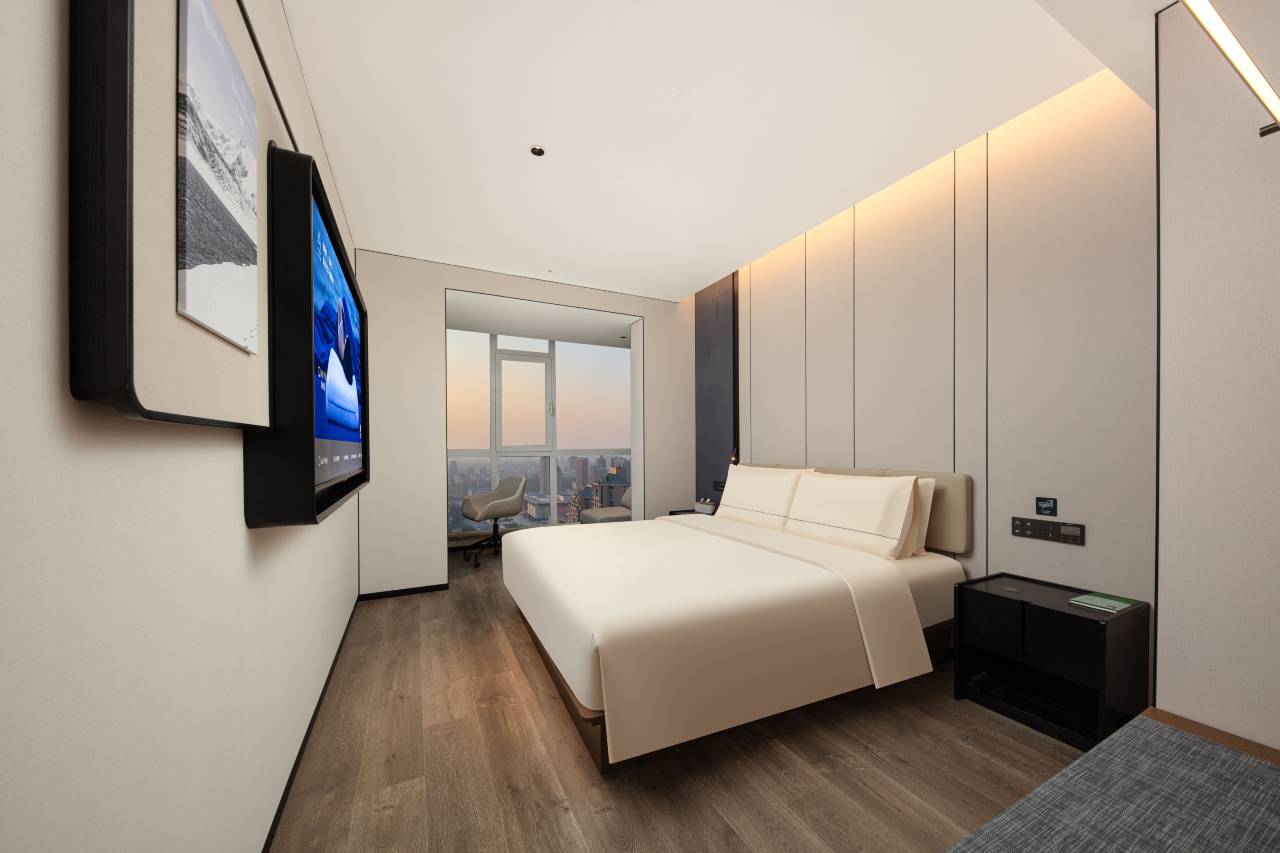 青岛中央商务区山东路亚朵酒店图片