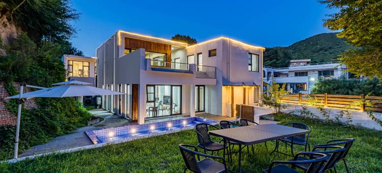 花筑·乌托邦·露天泳池度假院落集群居(北京八达岭店)图片